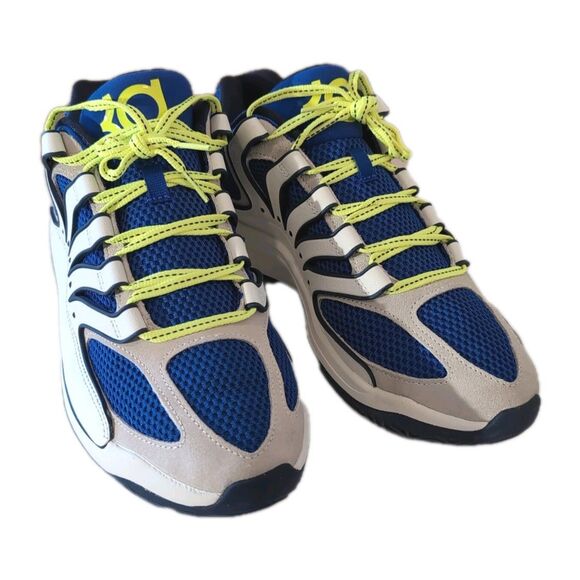 Nike KD18 "Smart City" basketball shoes Hyper Royal/Neon Yellow/Sail Size 10.5 - Picture 8 of 16